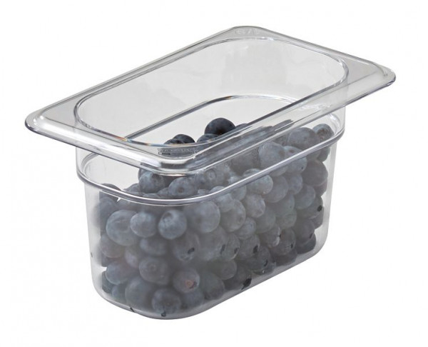 Conteneur GN Cambro 1/9 x 100 mm Camwear® Clear, VE: 6 pièces, 94CW135