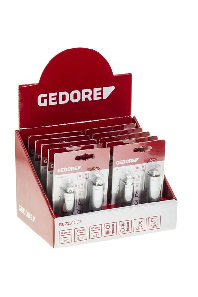 Adaptateur réducteur/agrandisseur d'écran rouge GEDORE, 10 pièces, 3301794