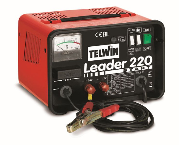 Chargeur et démarreur de batterie Telwin LEADER 220 START 230V, 807539