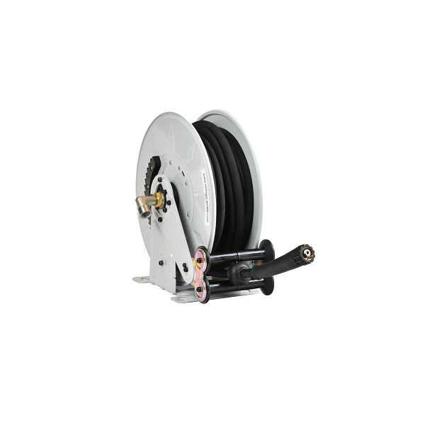 Enrouleur Ebinger OSM 210, maxi 200bar / 130°C, 10m - 8mm ID tuyau haute pression 2SN bleu, 1.210.302