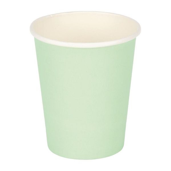 Gobelets pour boissons chaudes à simple paroi Fiesta turquoise 225 ml, UE: 1000 pièces, GP403