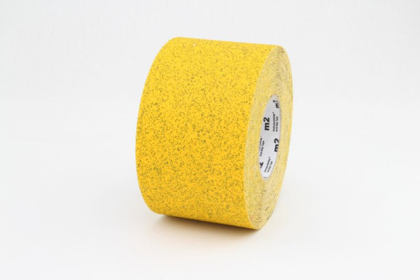 m2 revêtement antidérapant Public 46 jaune rouleau 100mmx18,3m, M9GR100183