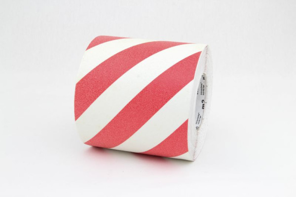 m2 revêtement antidérapant marquage d'avertissement rouge/blanc rouleau 150mmx18,3m, M1YR150183
