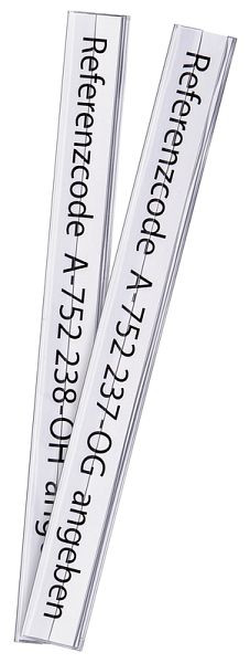 Bandes transparentes autocollantes Eichner pour tableaux de planification de documents, taille : 220 x 23 mm, UE : 2 pièces, 9219-02220