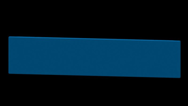 Structure du système de couverture des établis ANKE, 723 x 150 mm (AM 764), RAL 5010, 960.915
