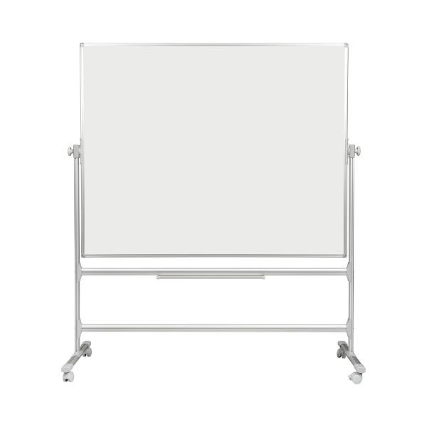 Tableau Blanc Rotatif Bi-Office Earth Émaillé Gris 180x120cm, RQR0524GR