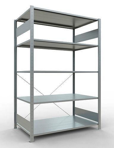 Étagère Schulte, champ de base, 5 niveaux de rangement, traverse, charge du compartiment 150 kg, 1360 x 836 x 2000 mm, 278723