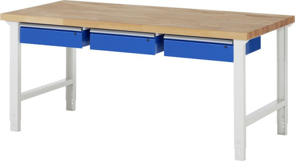 Etabli RAU série 7000 - modèle 7003-1, L2000 x P900 x H790-1140 mm, 03-7003A1-209B4H.11