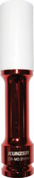 Kunzer Insert d'écrou de roue à percussion + manchon en plastique 21mm entraînement 1/2", 812RL21