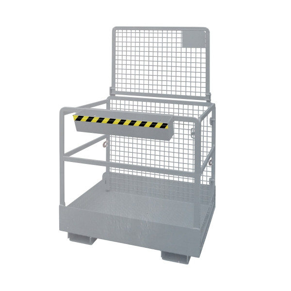 Panier industriel Eichinger pour chariot élévateur 2 personnes, côté large, galvanisé à chaud, 10730700002100