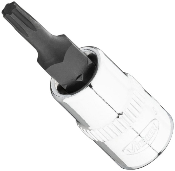 Embout de tournevis VIGOR T-Plus, carré 6,3 mm (1/4 pouce), profil T+, T15+, V7037-IP15