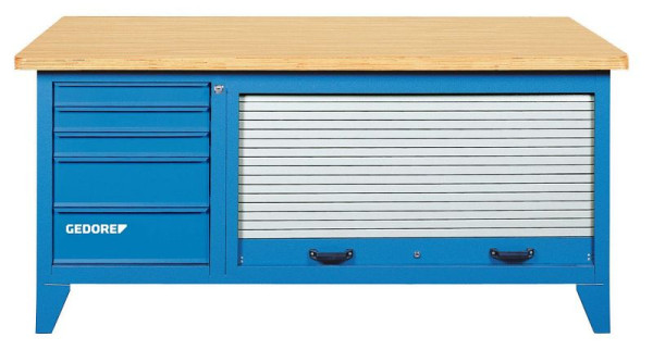 Établi GEDORE avec stores en tôle, 6618050