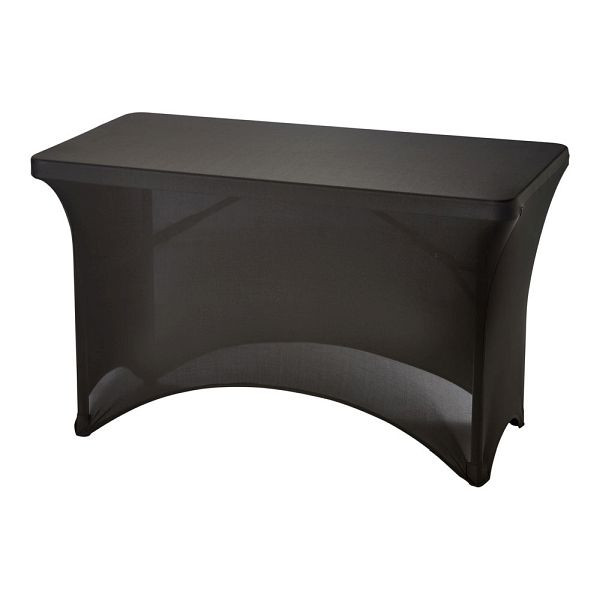 Housse extensible Stalgast pour tables de buffet d'environ 1220x610x740 mm, noir, CE0804020