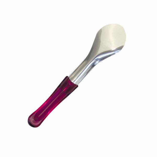 Spatule à glace Schneider grand modèle, 300 mm, avec manche en plastique rose, 195190
