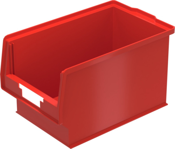 BITO bac de rangement PK set avec étiquette /PK401 350x210x200 rouge, avec étiquette, 10 pièces, C0250-0014