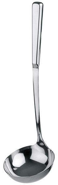Louche à soupe APS, Ø 9 cm, longueur : 31 cm, 0,1 litre, acier inoxydable, poli, -CLASSIC-, 75908