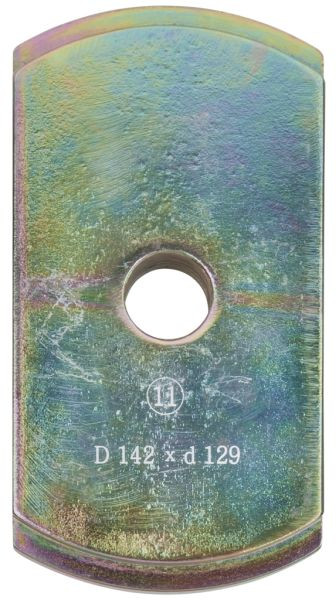 Plaque d'adaptation KS Tools Fuso 330, Ø intérieur 129 mm, Ø extérieur 142 mm, 460.0836