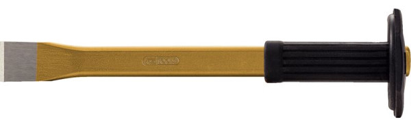 Ciseau à maçonnerie KS Tools avec poignée de protection des mains, ovale plat, 31x400 mm, 162.0205