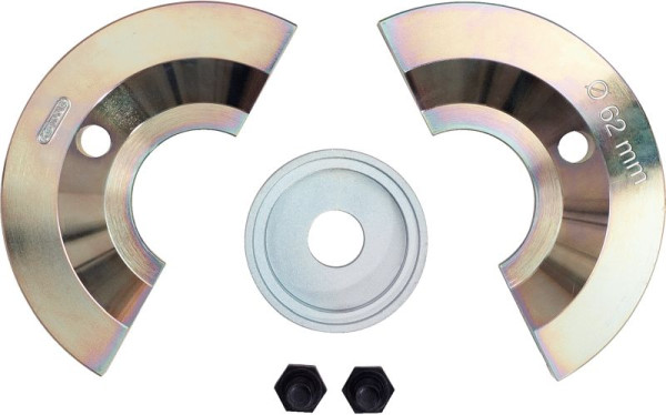 KS Tools jeu d'extension demi-coque, 5 pièces pour diamètre 62 mm, 150.2141