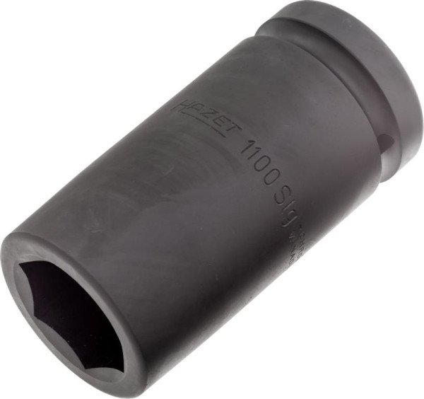 Impact Hazet, douille tournevis machine, six pans, carré creux 25 mm, profil six pans mâle, 33 mm, version longue, 1100SLG-33