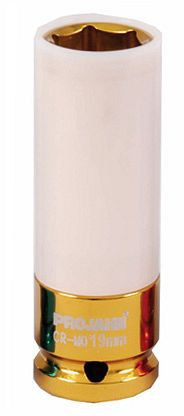 Douille impact Projahn 1/2" profonde pour jantes aluminium 19 mm, 382019