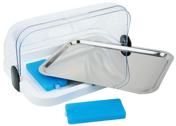 Vitrine buffet APS, 44 x 32 cm, hauteur : 20,5 cm, blanc, 09100