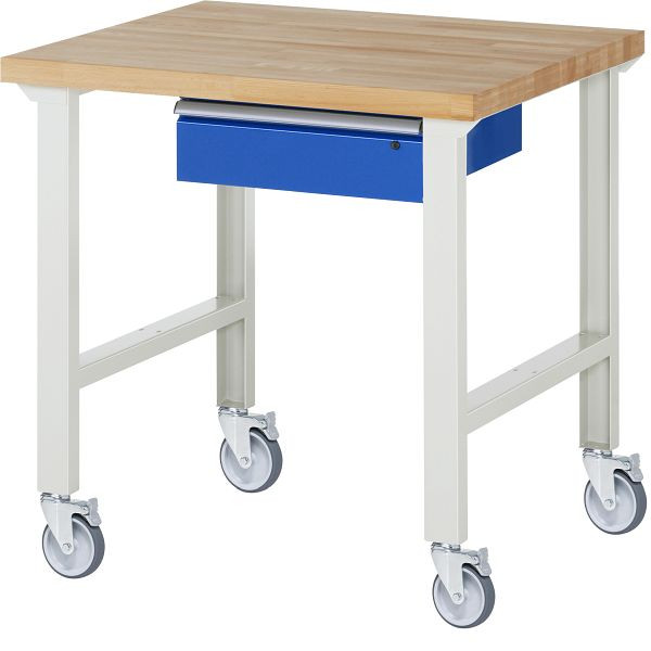 Etabli mobile RAU 7001A1, 1000x900x1000mm, 4 roulettes pivotantes, 05-7001A1-109B4S4.11