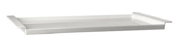 Plateau APS -BREAD STATION-, 59,5 x 35,5 cm, hauteur : 3,5 cm, mélamine, blanc, 83615