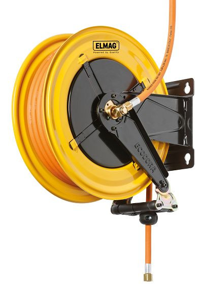 Enrouleur de tuyau industriel ELMAG '530/84' pour GPL/méthane/gaz naturel/propane, 27m-10x17mm, 20 bar, 43565