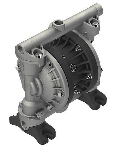 Pompe à air comprimé à double membrane DENIOS, ATEX, 1/2'', en aluminium / PTFE, 287-098