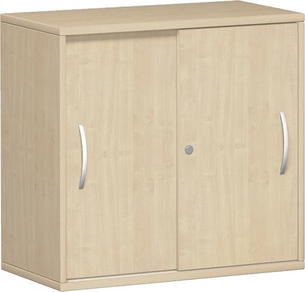 armoire à portes coulissantes geramöbel 1 étagère décorative, verrouillable, 800x425x768, érable/érable, N-10S208-AA