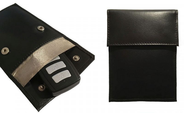 Étui à clés Eichner en cuir de haute qualité, avec film de protection sans anneau de fixation, 9707-00382