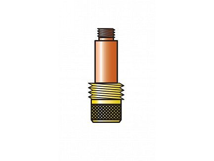 ELMAG manchon de serrage boîtier lentille à gaz Ø 3,2 mm pour SR 17-18-26 (TE0006-32), 59414