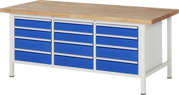 Etabli RAU série 8000 - modèle 8579, L2000 x P900 x H840-1040 mm, 13-8579A2-209B4H.11