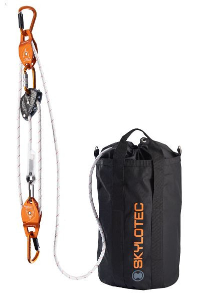 Antichute Skylotec LORY PRO, Rouleau Standard, passO-Tri, Poulie KIT 3: 1, Super Static, Sac en corde, longueur: 120m, SET-302-120