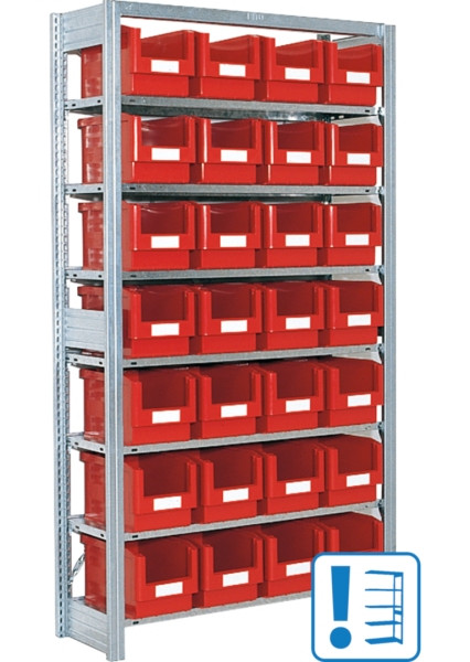 BITO porte-conteneurs avec 28SK 1849x1008x324 add-on galvanisé sur place FP, 53048