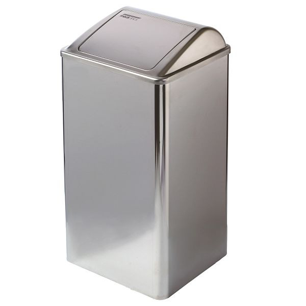 Conteneur à déchets KEMMLIT 0065, acier inoxydable brillant, 252.426
