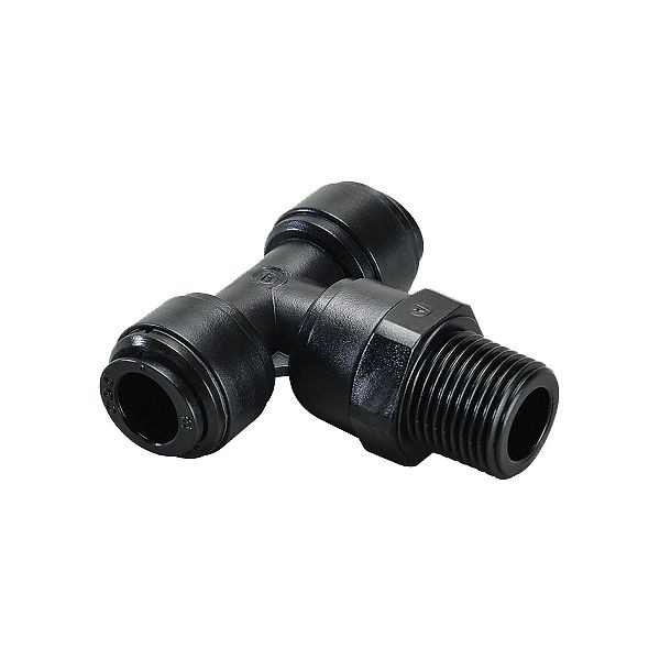 temporisateur B-TEdk-8-3/8-KU-H2O, raccord vissé en T conique, en plastique, réglable sans pression, pour eau, UE : 10 pièces, 03080446