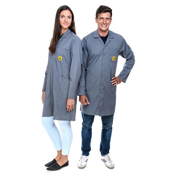 Blouse de travail SafeGuard ESD "Pro-Line", gris, taille XL, DSWL41048