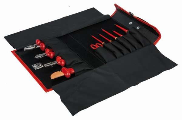 Bahco Ensemble d'outils pour électriciens Étui en cuir isolé 10 pièces 3045V-1