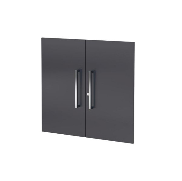 Portes d'entrée Kerkmann 2 OH, forme 4, L 760 x P 16 x H 700 mm, anthracite, 13455213