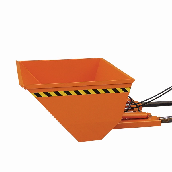 Pelle de chargement industrielle Eichinger avec dispositif de basculement hydraulique, 1600 kg, 800 litres orange pur, 20641100000000