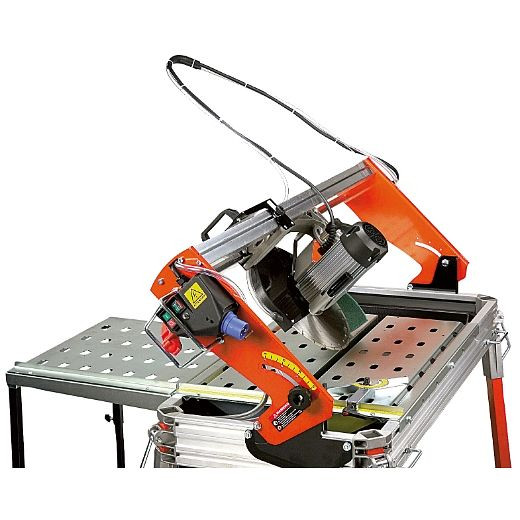 Machine à tailler la pierre ELMAG PRIME 100S - SET, avec disque diamanté DiaProfi-UNI 350mm avec écran de découpe laser et 2 jeux de meules, 61131