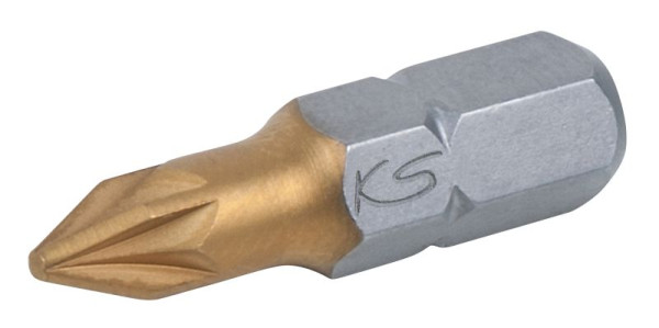 KS Tools Embout TiN 1/4", 25 mm, PZ1, 911.2648