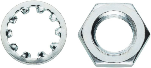 Ecrou noisette, avec circlip, 9037N-2-011/2