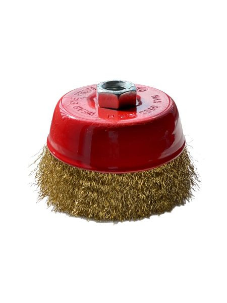 Brosses coupe VaGo-Tools 75mm brosse métallique brosse ondulée meuleuse d'angle & flex, UE: 24 pièces, 09-001x24_xv