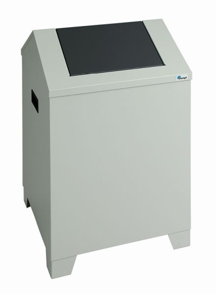 tri des déchets contondants PWK, RAL 7035/7016, 73 litres, 5101007