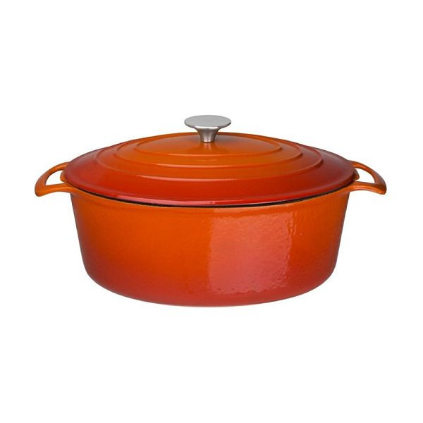 Cocotte ovale Vogue orange grande, GH312