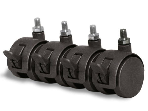 Jeu de rouleaux Kerkmann, Ø 50, noir, 39672715
