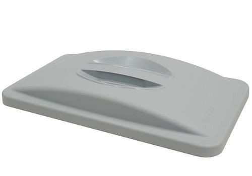 Couvercle DENIOS avec poignée, pour poubelles de recyclage d'un volume de 60/90 litres, gris, 115-944